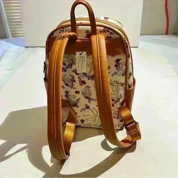 NWT Loungefly Harry Potter Magical Creatures Large Bag Owl HP Exclusive Backpack - Picture 3 of 16